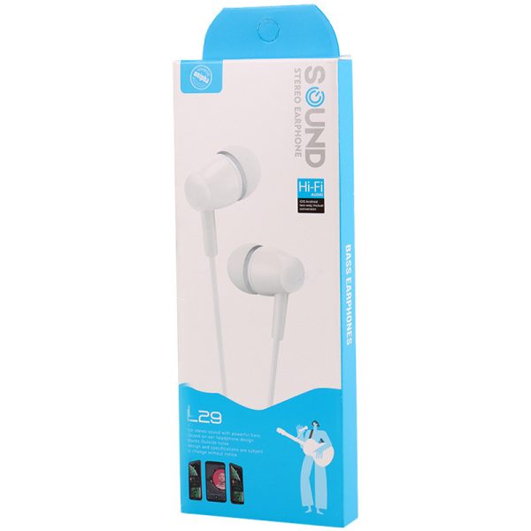 هندزفری با سیم BASS EARPHONES مدل L29
